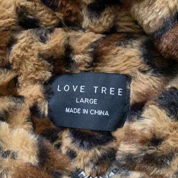 Love Tree faux fur jacket - Picture 2 of 2